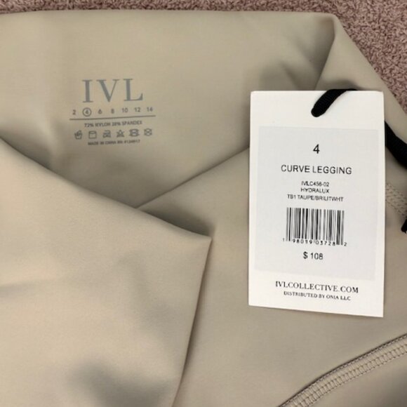 NEW - IVL - Curve Leggings -  Hydralux - Taupe/White - Picture 6 of 6
